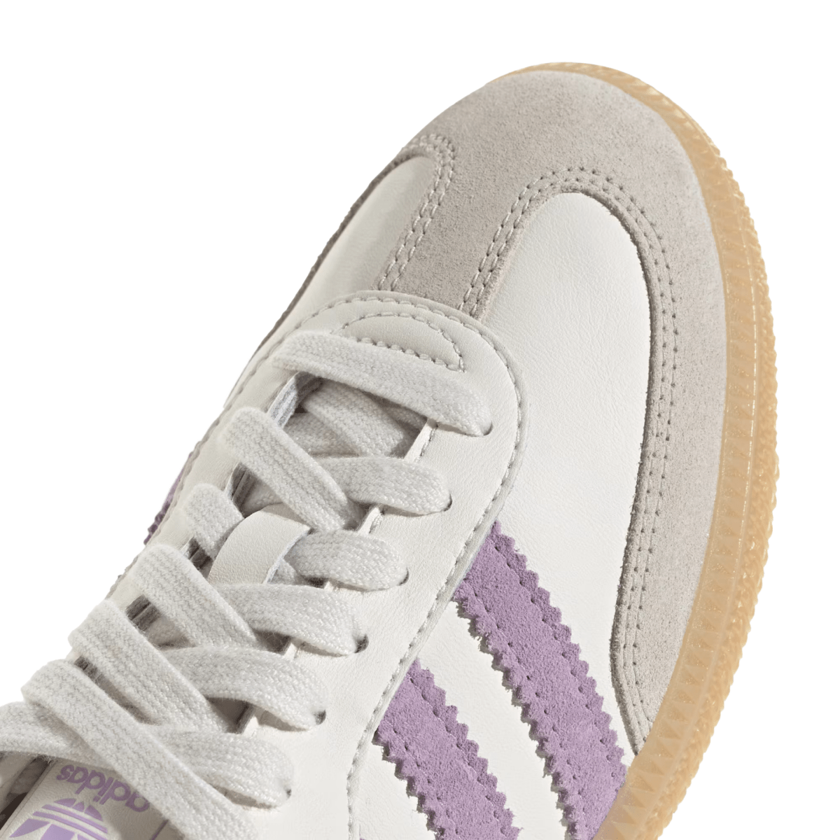 Adidas Kids (Grade School) Samba OG Cloud White/Powder Plum/Gum - 1105587 - Tip Top Shoes of New York