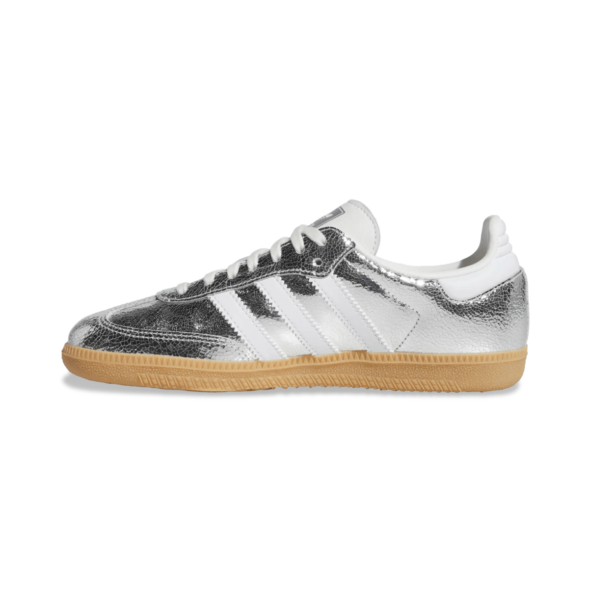 Adidas Kids' (Grade School) Samba OG Crinkle Silver Metallic - 1099049 - Tip Top Shoes of New York