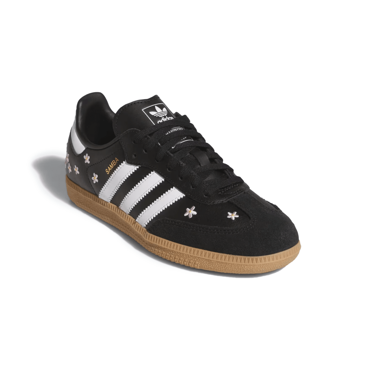 Adidas Kids (Grade School) Samba OG Flowers Core Black/Cloud White/Gum - 1108336 - Tip Top Shoes of New York