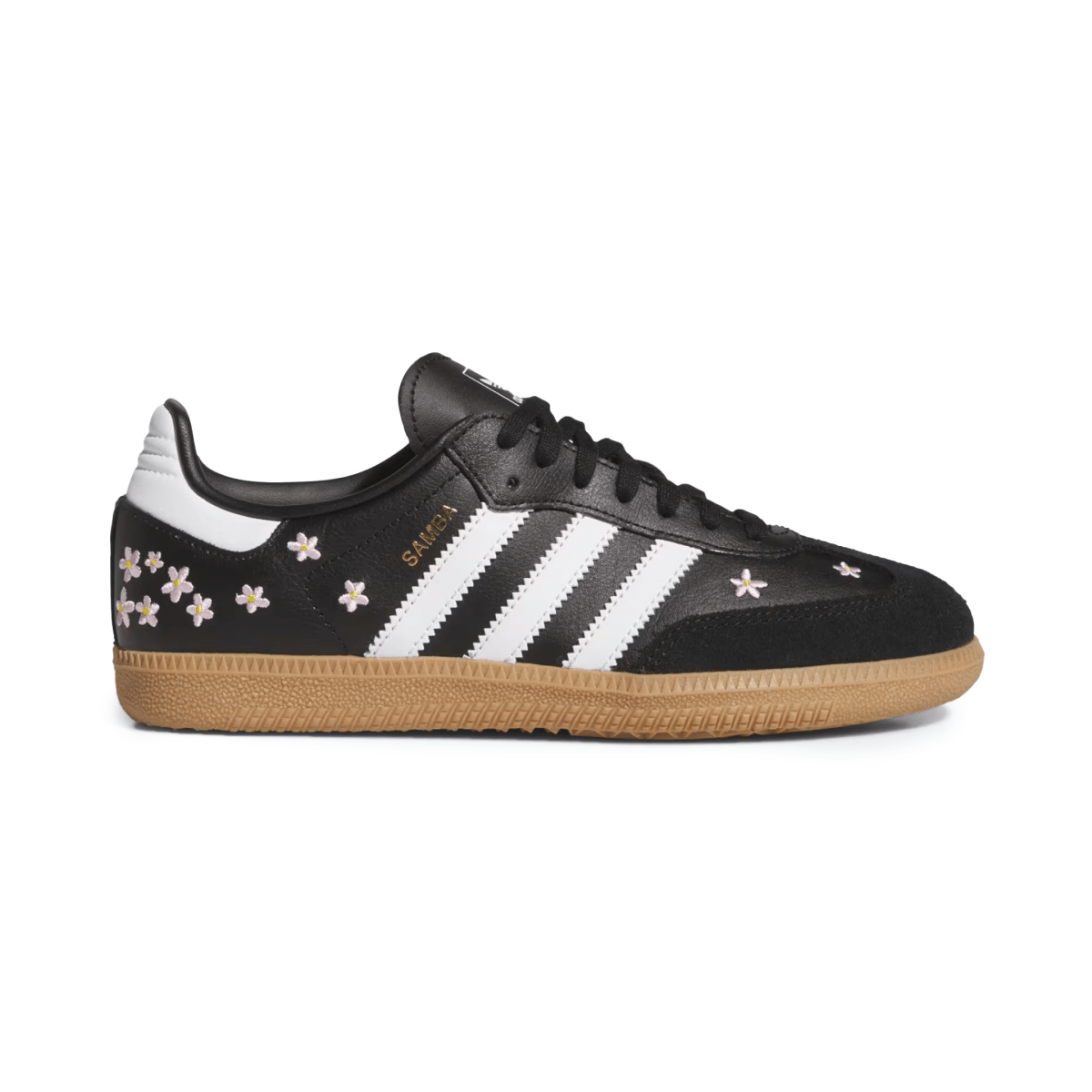 Adidas Kids (Grade School) Samba OG Flowers Core Black/Cloud White/Gum - 1108336 - Tip Top Shoes of New York