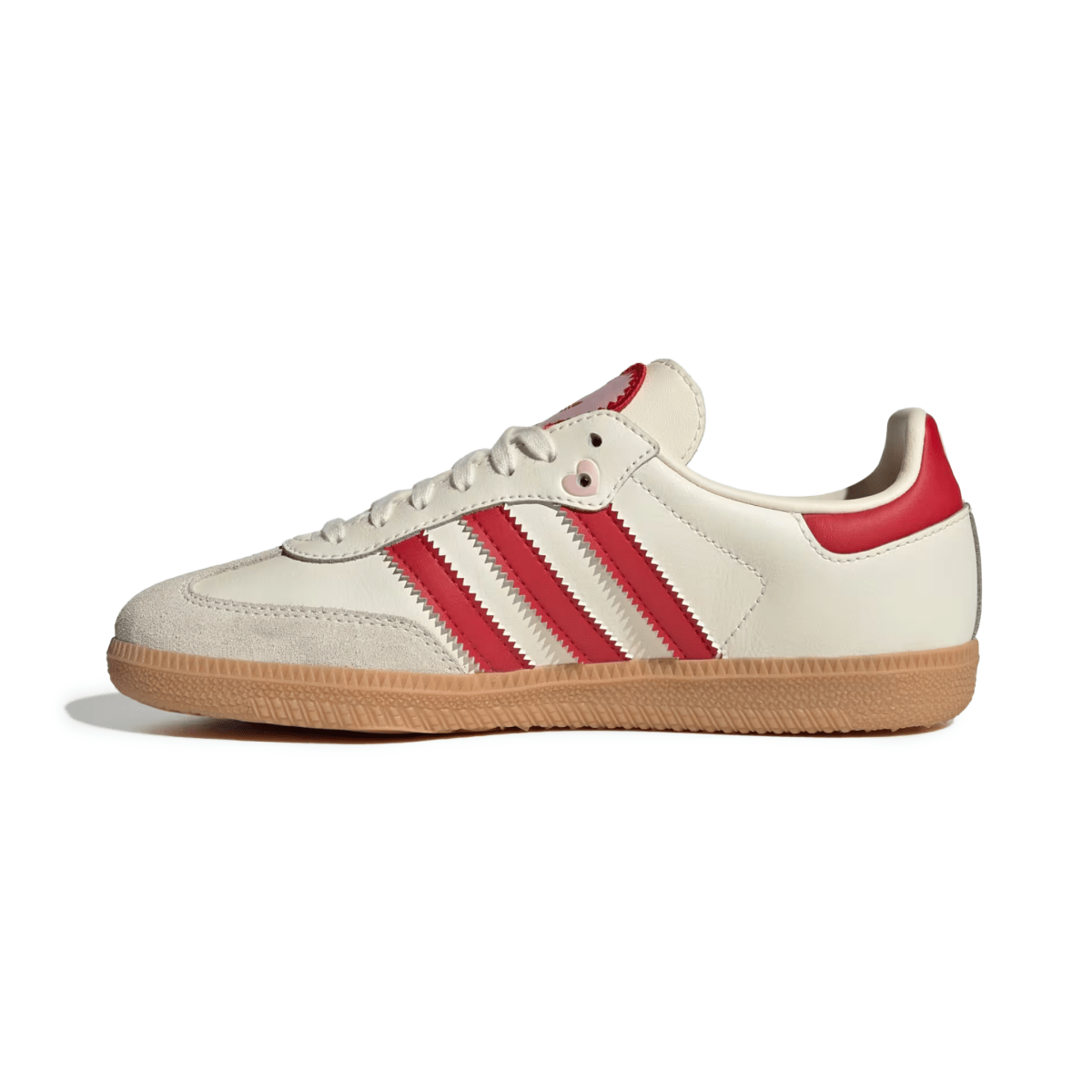 Adidas Kids (Grade School) Samba OG "Valentines Day" Cream White/Better Scarlet/Gum - 1102521 - Tip Top Shoes of New York