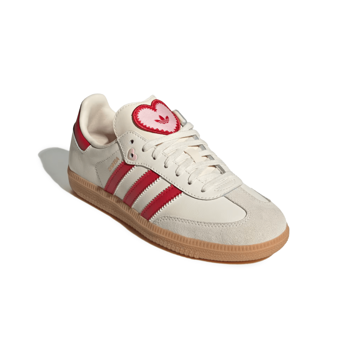 Adidas Kids (Grade School) Samba OG "Valentines Day" Cream White/Better Scarlet/Gum - 1102521 - Tip Top Shoes of New York