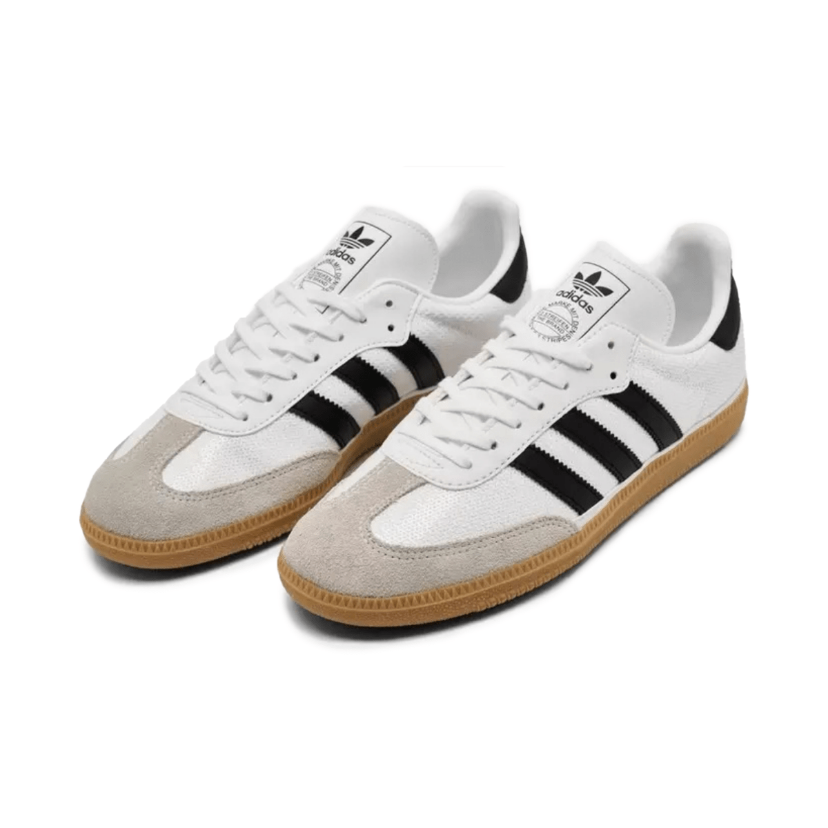 Adidas Kids (Grade School) Samba OG White/Black/Grey Sequins - 1111124 - Tip Top Shoes of New York