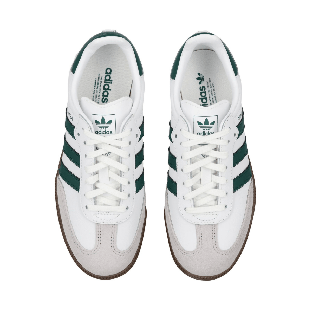 Adidas Kids' (Grade School) Samba OG White/Green - 1099092 - Tip Top Shoes of New York