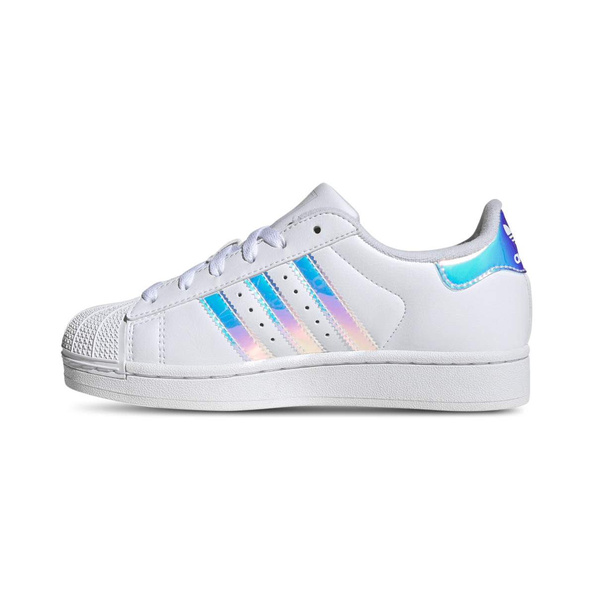 Adidas Kids' (Grade School) Superstar II White/Multi Patent - 1099071 - Tip Top Shoes of New York