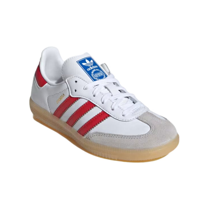 Adidas Samba OG Shoes Kids Kids Cloud White Red Gum 1