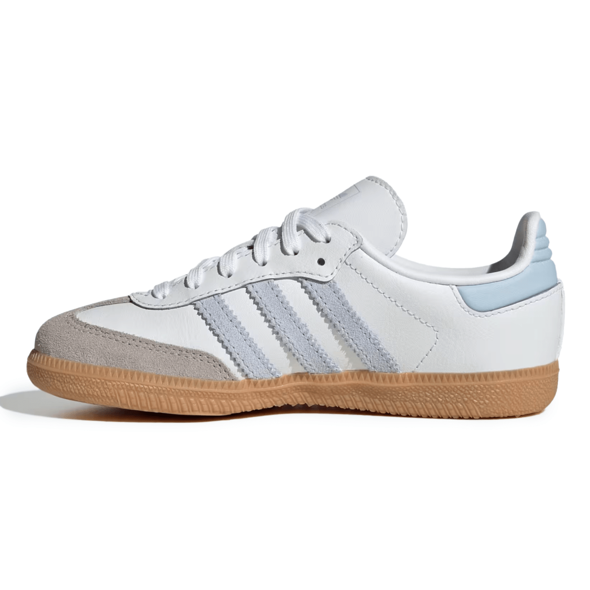 Adidas Kids (Preschool) Samba OG Cloud White/Crystal Sky/Gum - 1102584 - Tip Top Shoes of New York