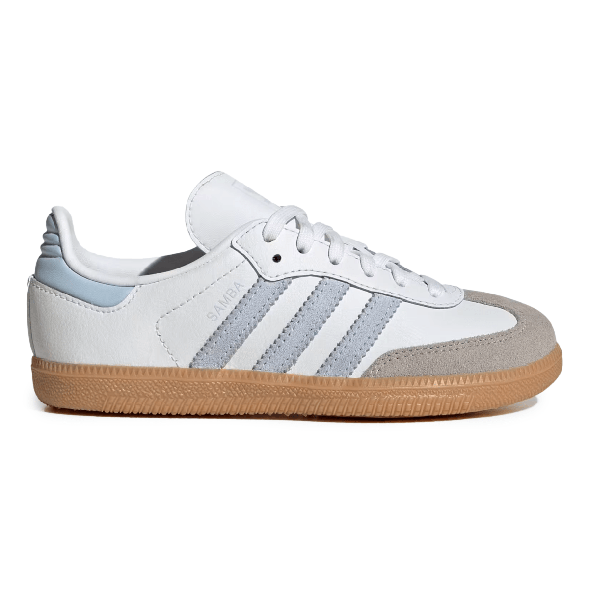 Adidas Kids (Preschool) Samba OG Cloud White/Crystal Sky/Gum - 1102584 - Tip Top Shoes of New York