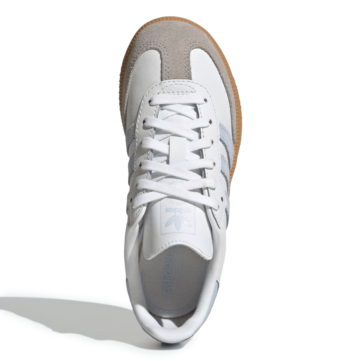 Adidas Kids (Preschool) Samba OG Cloud White/Crystal Sky/Gum - 1102584 - Tip Top Shoes of New York