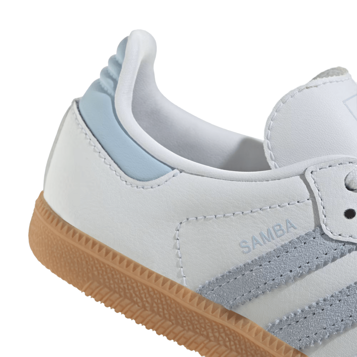 Adidas Kids (Preschool) Samba OG Cloud White/Crystal Sky/Gum - 1102584 - Tip Top Shoes of New York