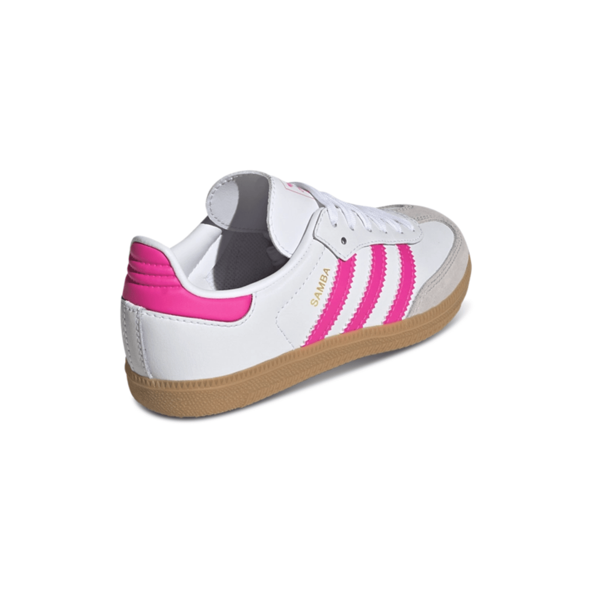 Adidas Kids (Preschool) Samba OG Cloud White/Lucid Pink/Gum Tip Top Shoes of New York Adidas Kids (Preschool) Samba OG Cloud White/Lucid Pink/Gum Tip Top Shoes of New York