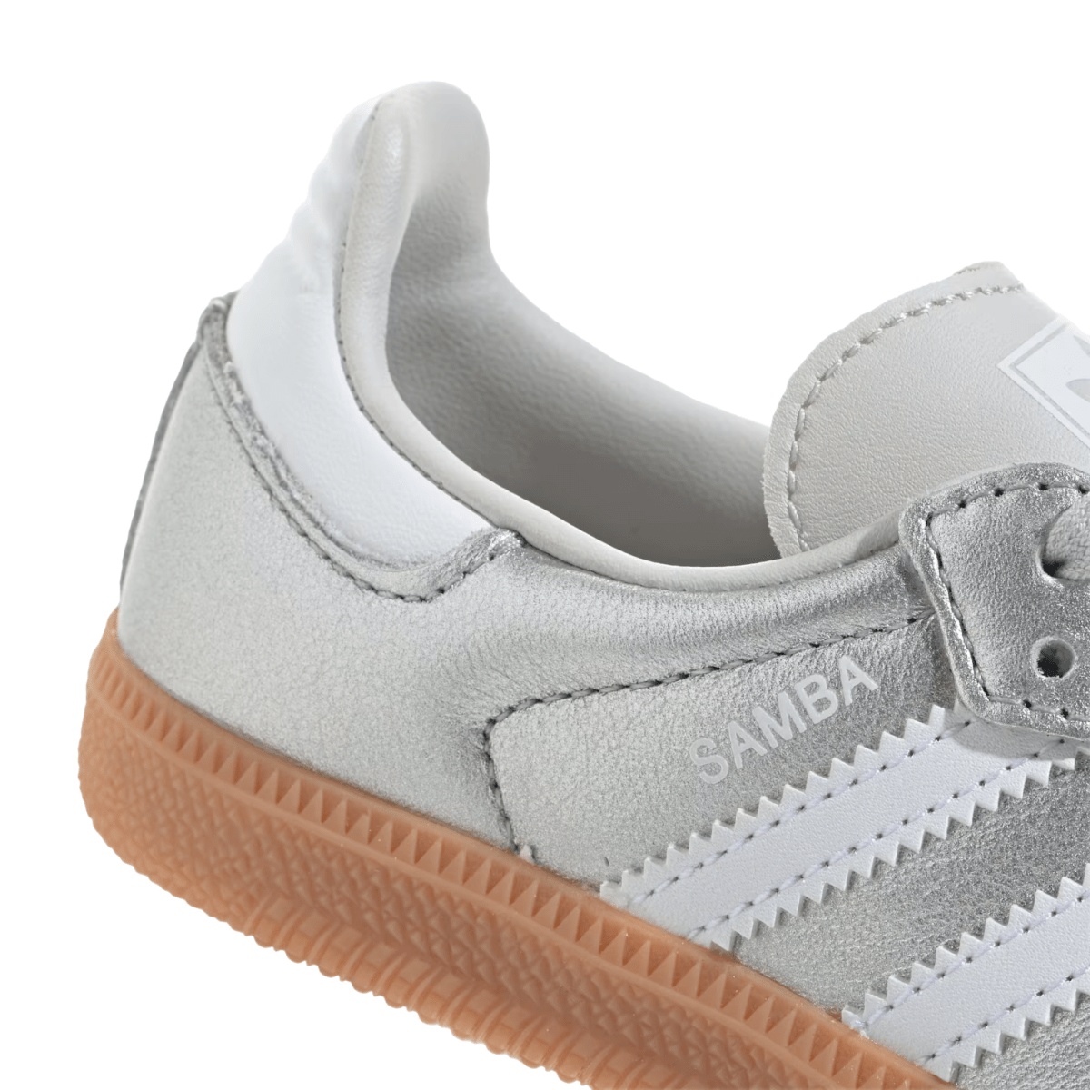 Adidas Kids (Preschool) Samba OG Silver Metallic/Cloud White/Gum - 1108435 - Tip Top Shoes of New York