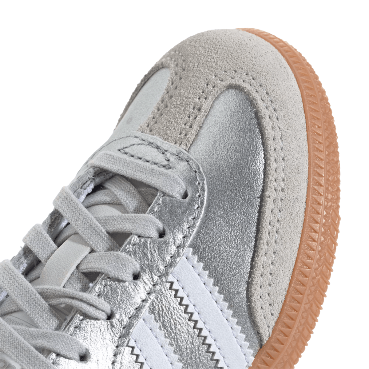 Adidas Kids (Preschool) Samba OG Silver Metallic/Cloud White/Gum - 1108435 - Tip Top Shoes of New York