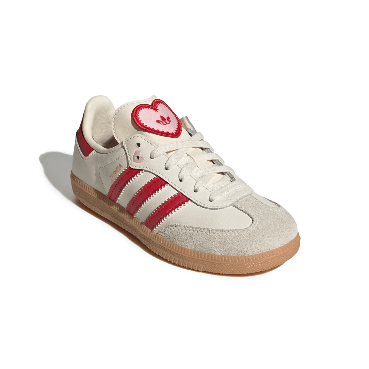 Adidas Kids (Preschool) Samba OG "Valentines Day" Cream White/Better Scarlet/Gum - 1102513 - Tip Top Shoes of New York