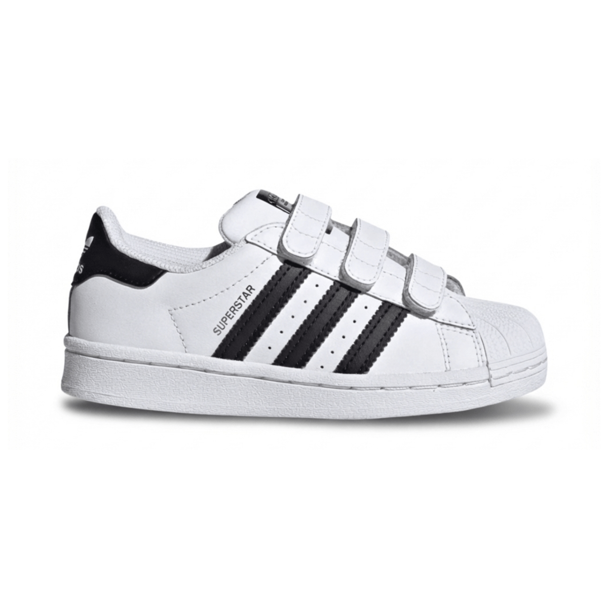 adidas Superstar Kids Velcro Shoes - White/Black - 3 adidas Superstar Kids Velcro Shoes - White/Black - 3