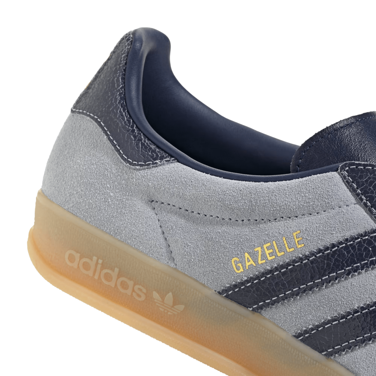 Adidas Men's Gazelle Indoor Halo Silver/Night Indigo/Gum - 11023939 - Tip Top Shoes of New York