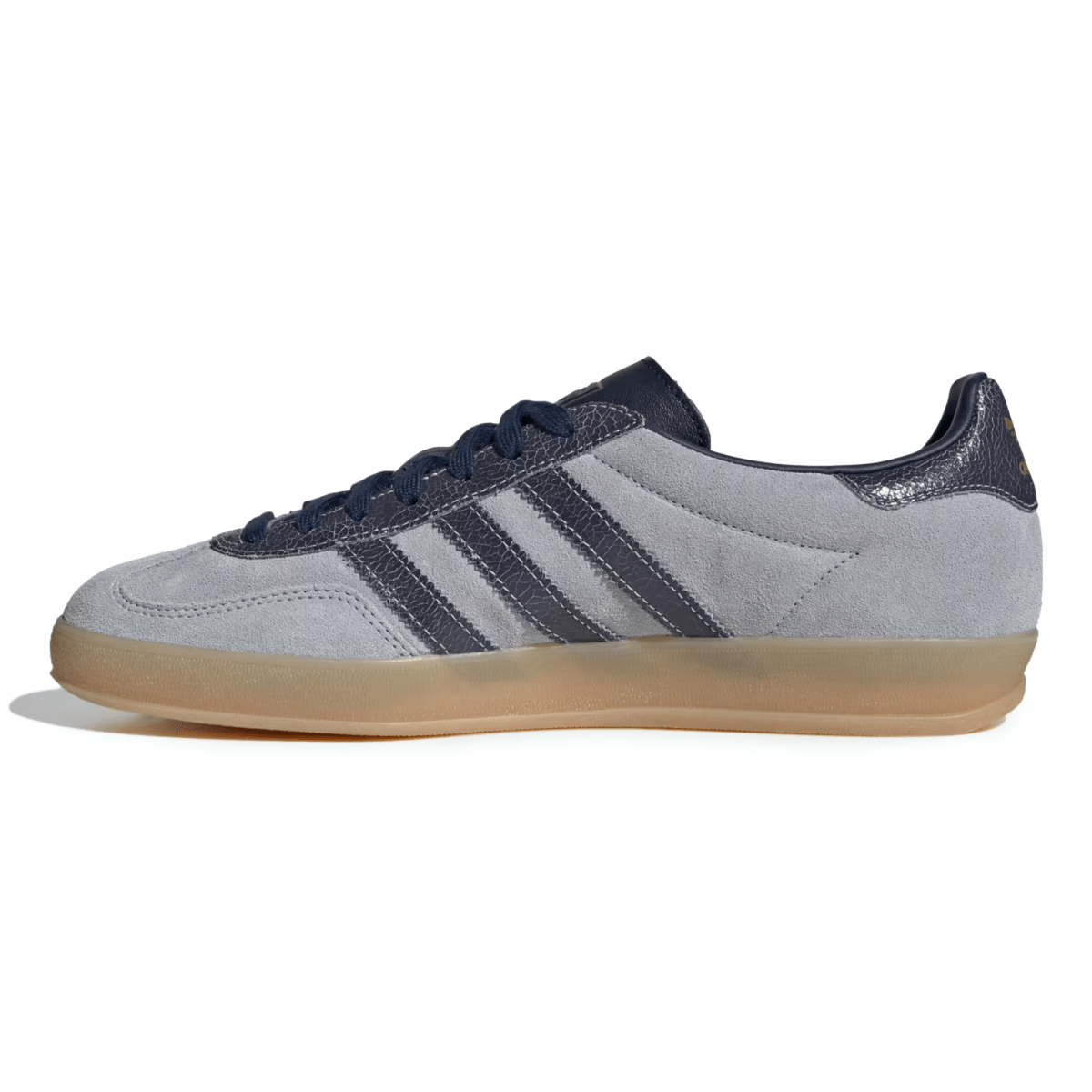 Adidas Men's Gazelle Indoor Halo Silver/Night Indigo/Gum - 11023939 - Tip Top Shoes of New York