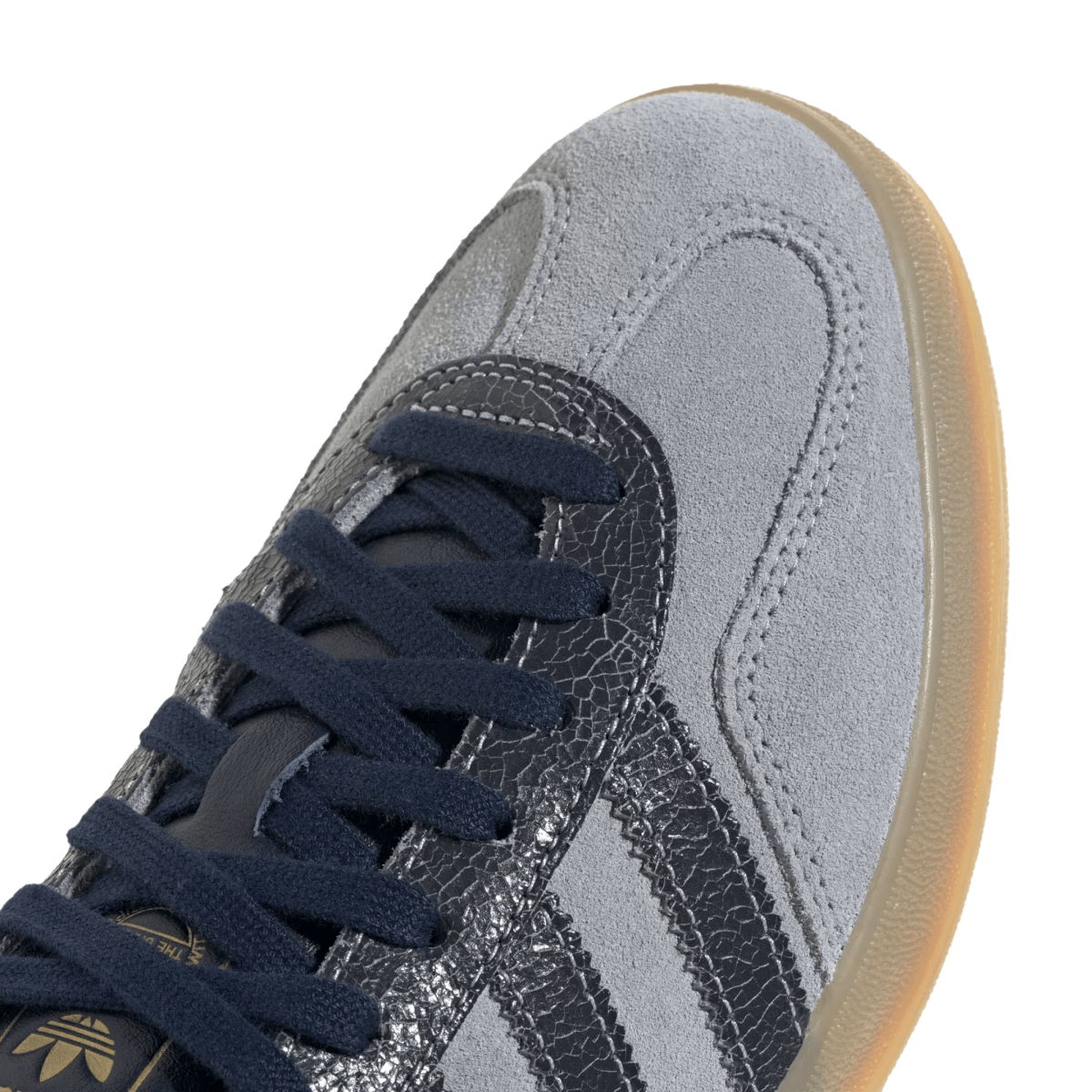 Adidas Men's Gazelle Indoor Halo Silver/Night Indigo/Gum - 11023939 - Tip Top Shoes of New York