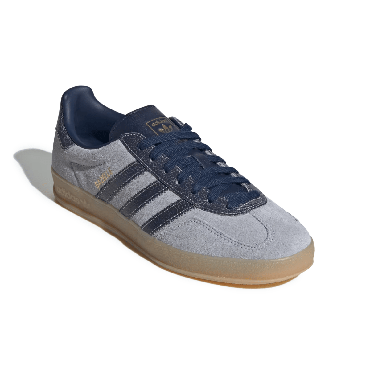 Adidas Men's Gazelle Indoor Halo Silver/Night Indigo/Gum - 11023939 - Tip Top Shoes of New York