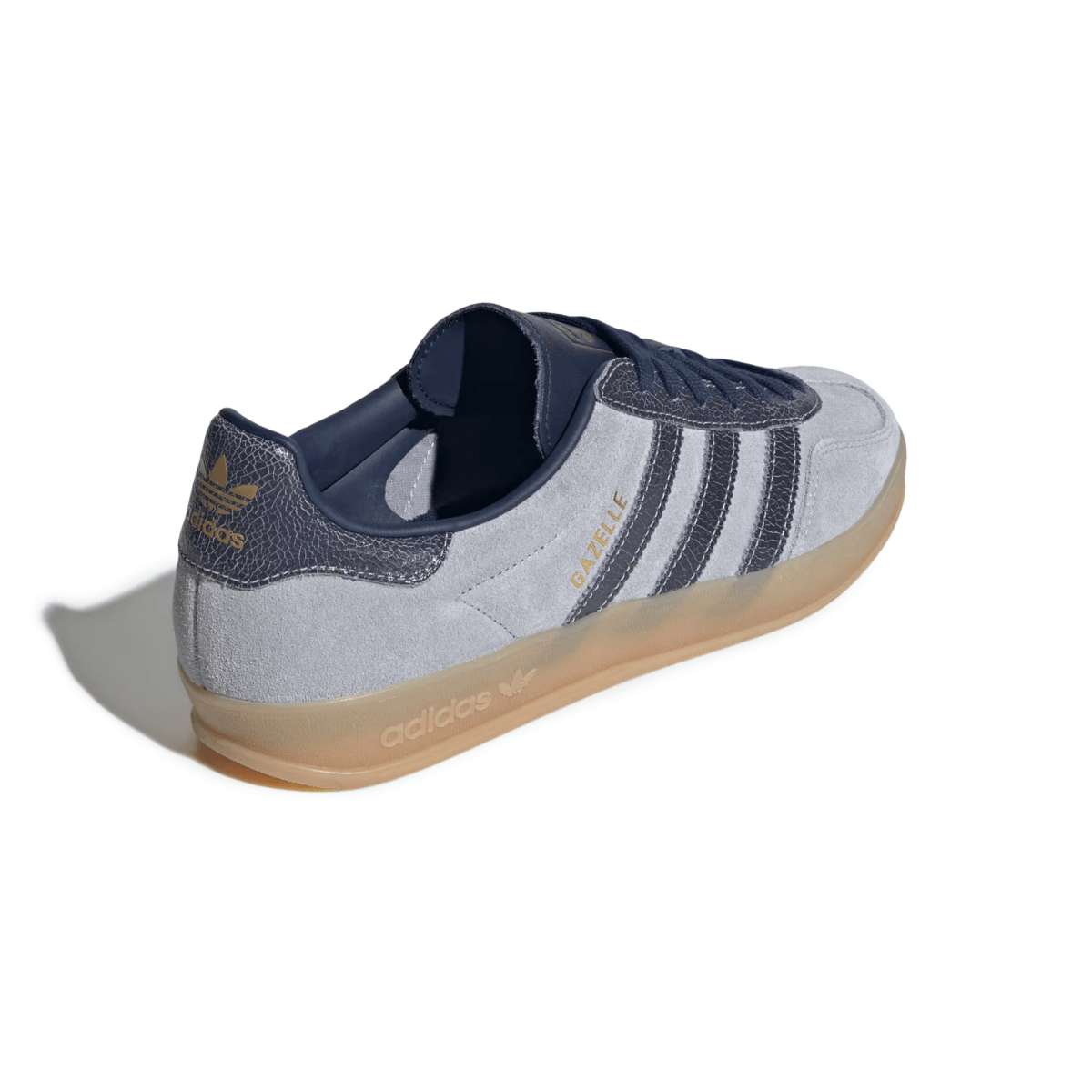 Adidas Men's Gazelle Indoor Halo Silver/Night Indigo/Gum - 11023939 - Tip Top Shoes of New York