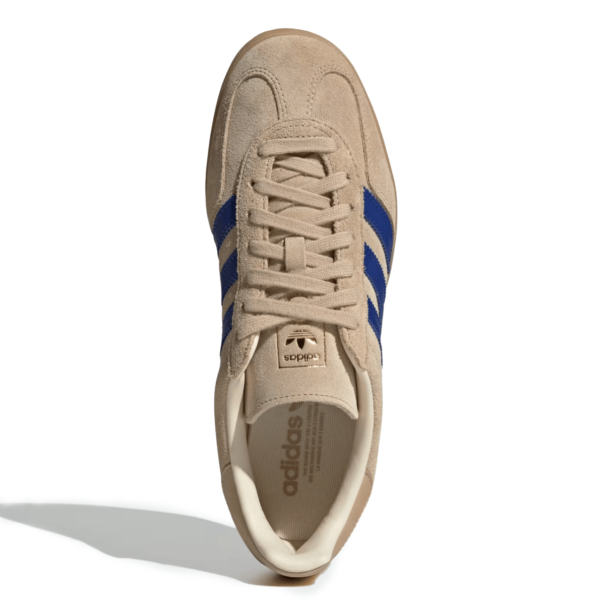Adidas Men's Gazelle Indoor Magic Beige/Royal Blue/Wonder White - 11030256 - Tip Top Shoes of New York