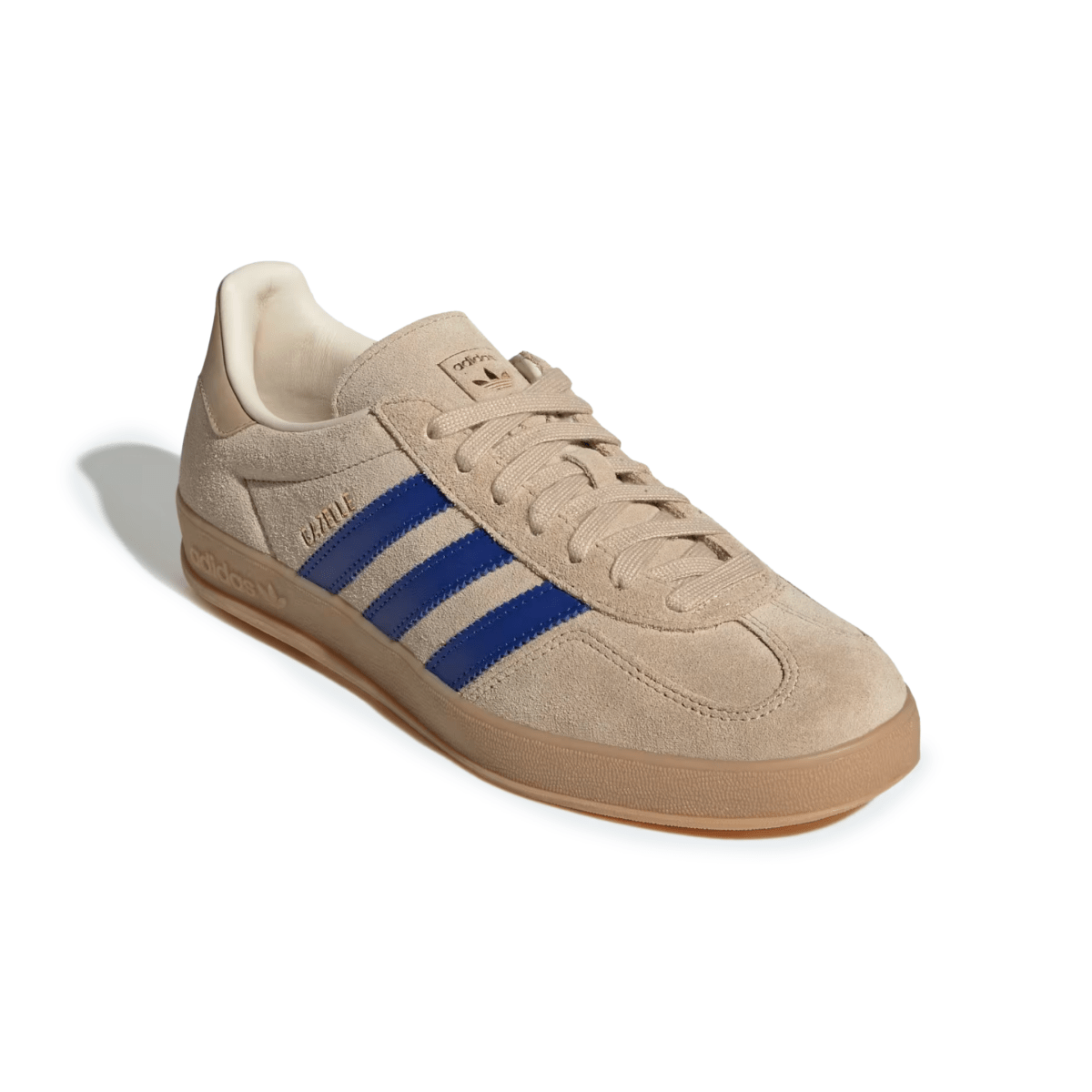 Adidas Men's Gazelle Indoor Magic Beige/Royal Blue/Wonder White - 11030256 - Tip Top Shoes of New York