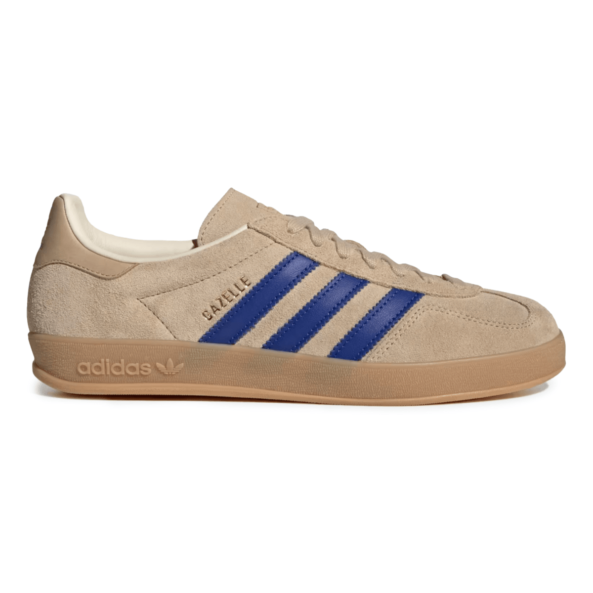 Adidas Men's Gazelle Indoor Magic Beige/Royal Blue/Wonder White - 11030256 - Tip Top Shoes of New York