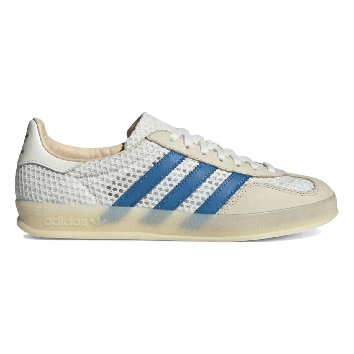Adidas Men's Gazelle Indoor Off White/Focus Blue/Warm Vanilla - 10059965 - Tip Top Shoes of New York