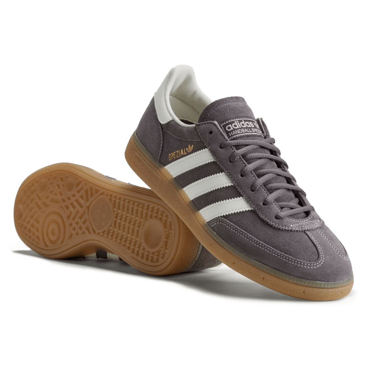 Adidas Men's Handball Spezial Grey Strata/Off White/Gum - 11034505 - Tip Top Shoes of New York