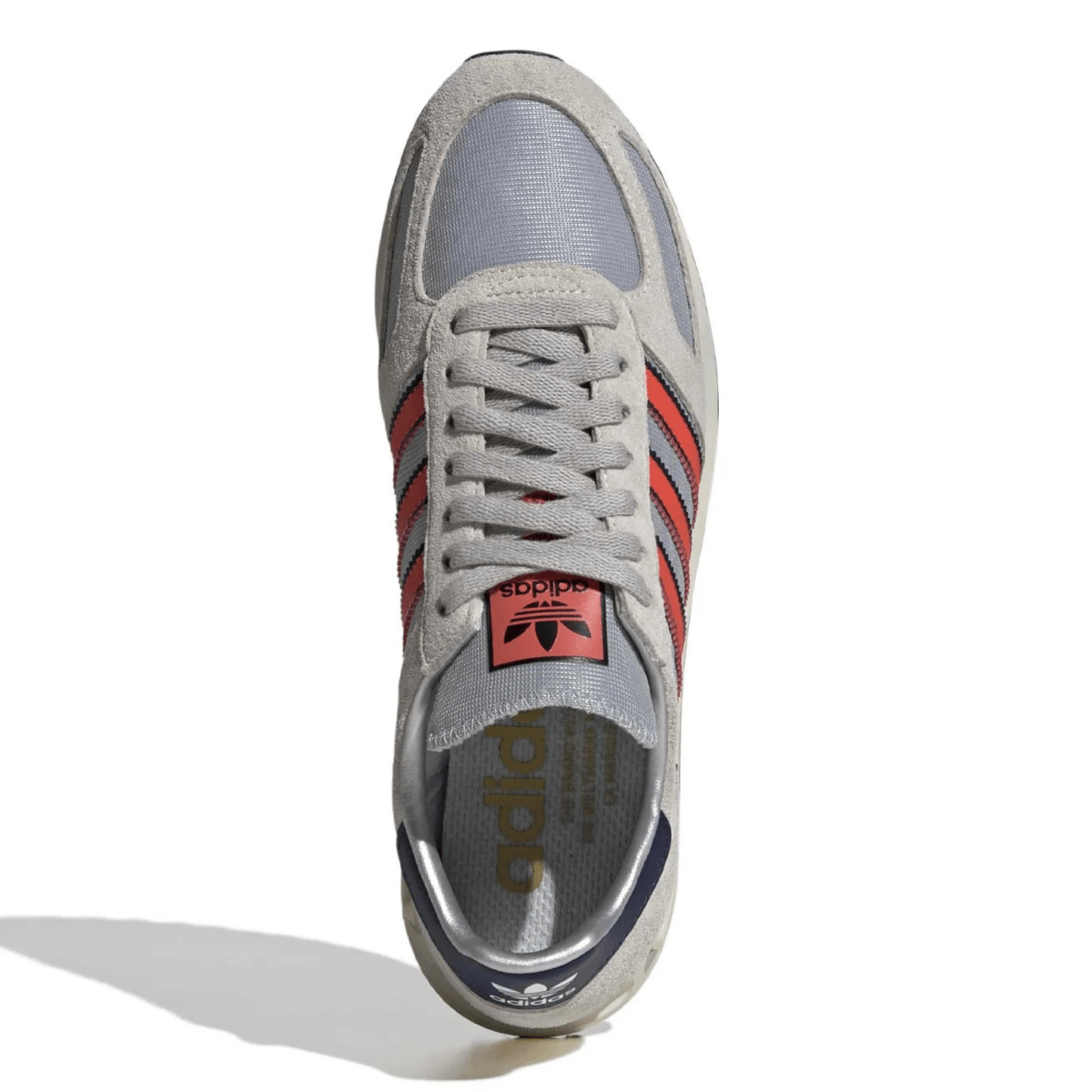 Adidas Men's LA Trainer OG Silver Metallic/Supplier Color/Dark Blue - 11008869 - Tip Top Shoes of New York