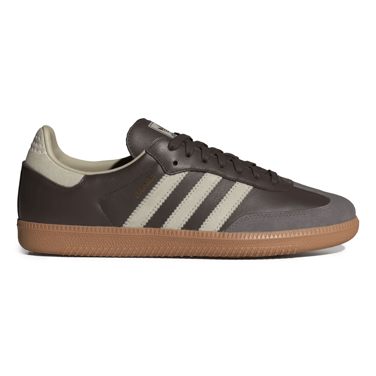 Adidas Men's Samba OG Brown/Putty Grey/Gold Metallic - 11034932 - Tip Top Shoes of New York