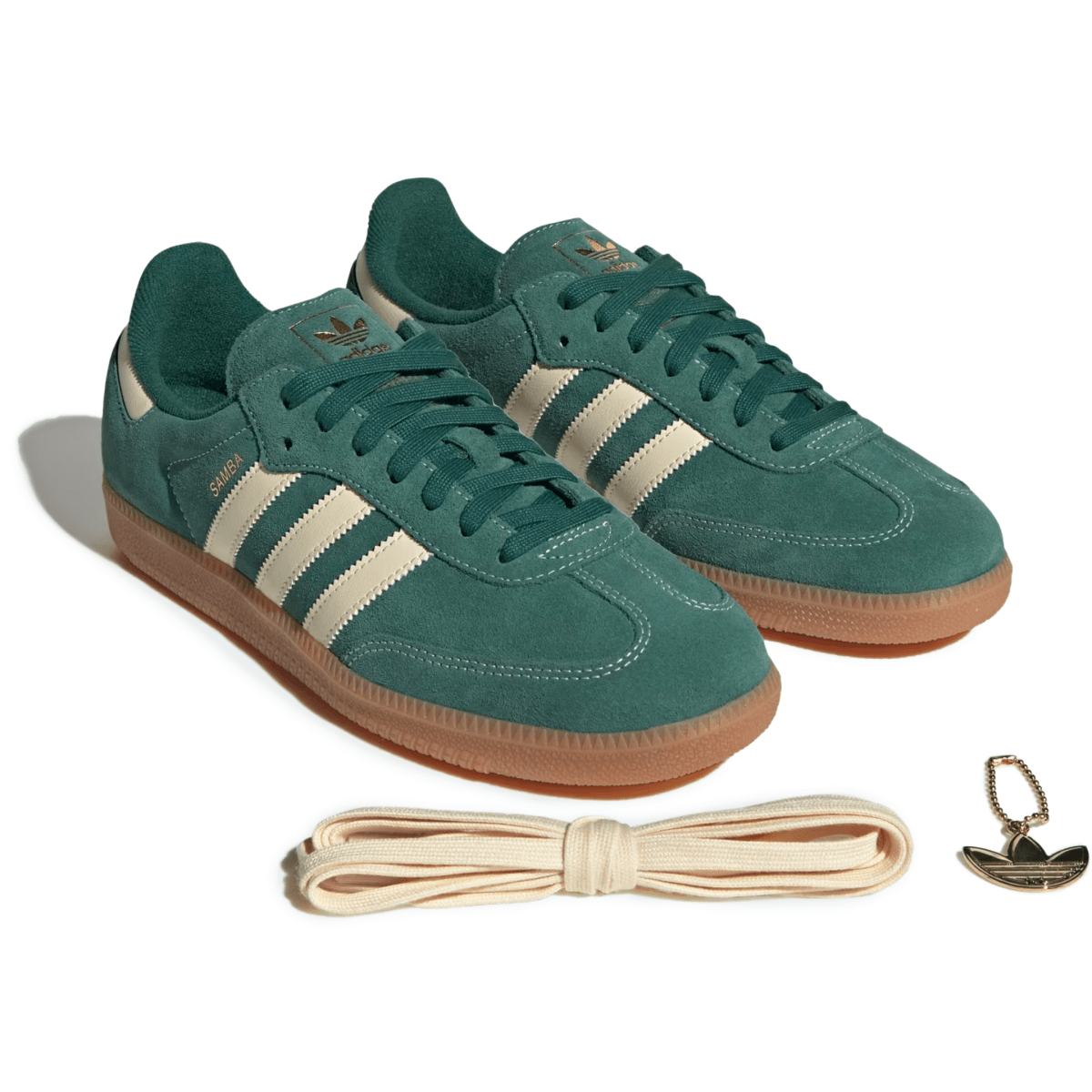 Adidas Men's Samba OG Collegiate Green/Warm Vanilla/Gum - 11022056 - Tip Top Shoes of New York