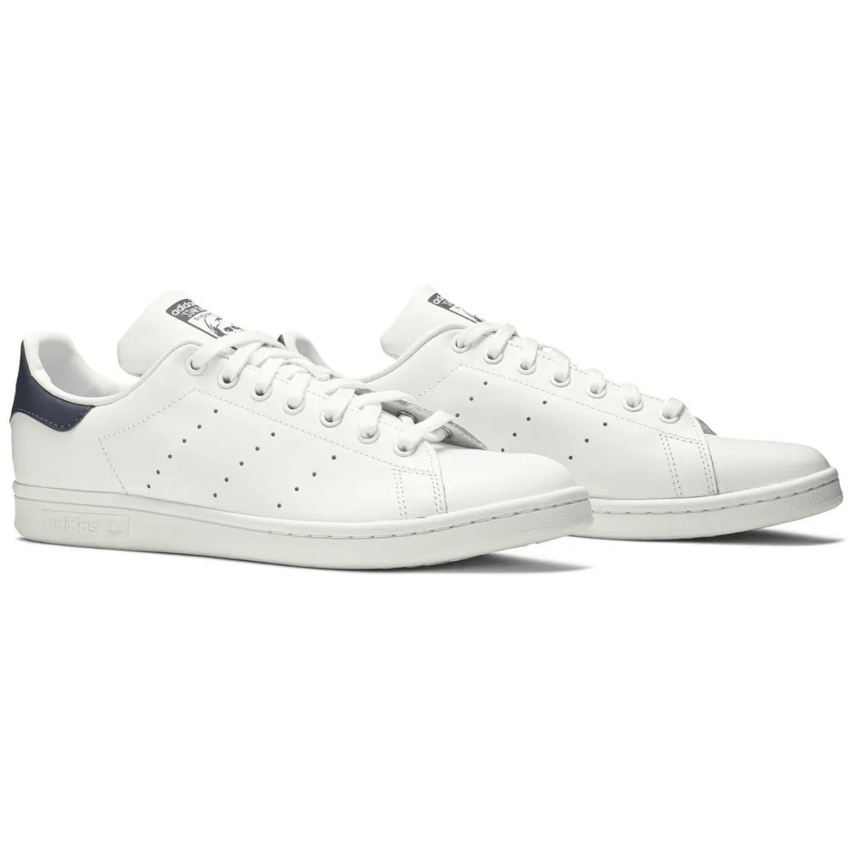 Adidas Men's Stan Smith Core White/Dark Blue - 10053976 - Tip Top Shoes of New York