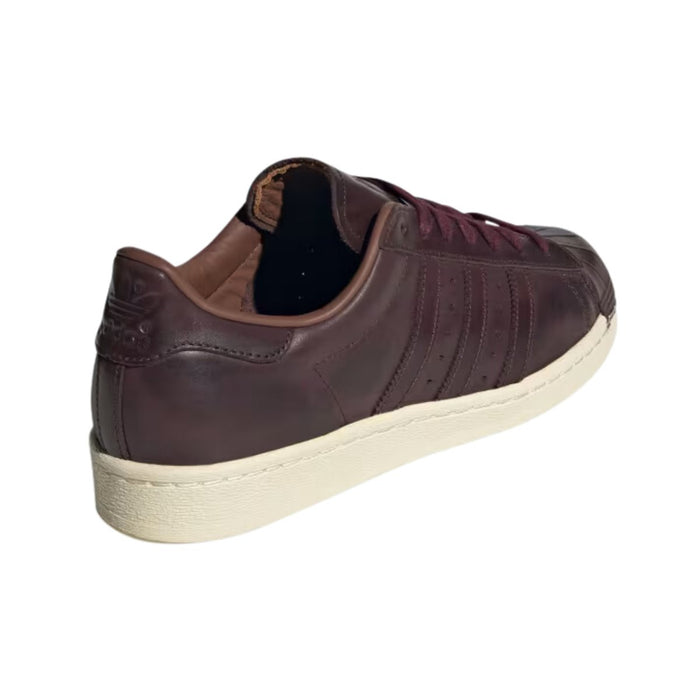 Adidas superstar 80's clean brown leather best sale