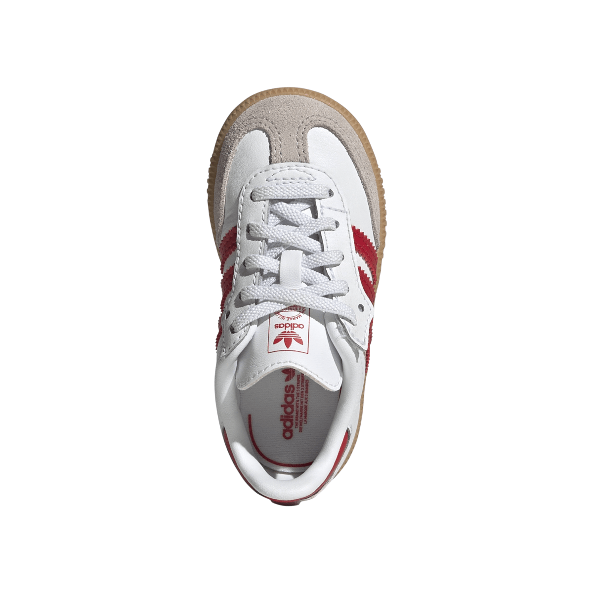 Adidas Toddlers' Samba OG Cloud White/Better Scarlet/Gum - 1096869 - Tip Top Shoes of New York