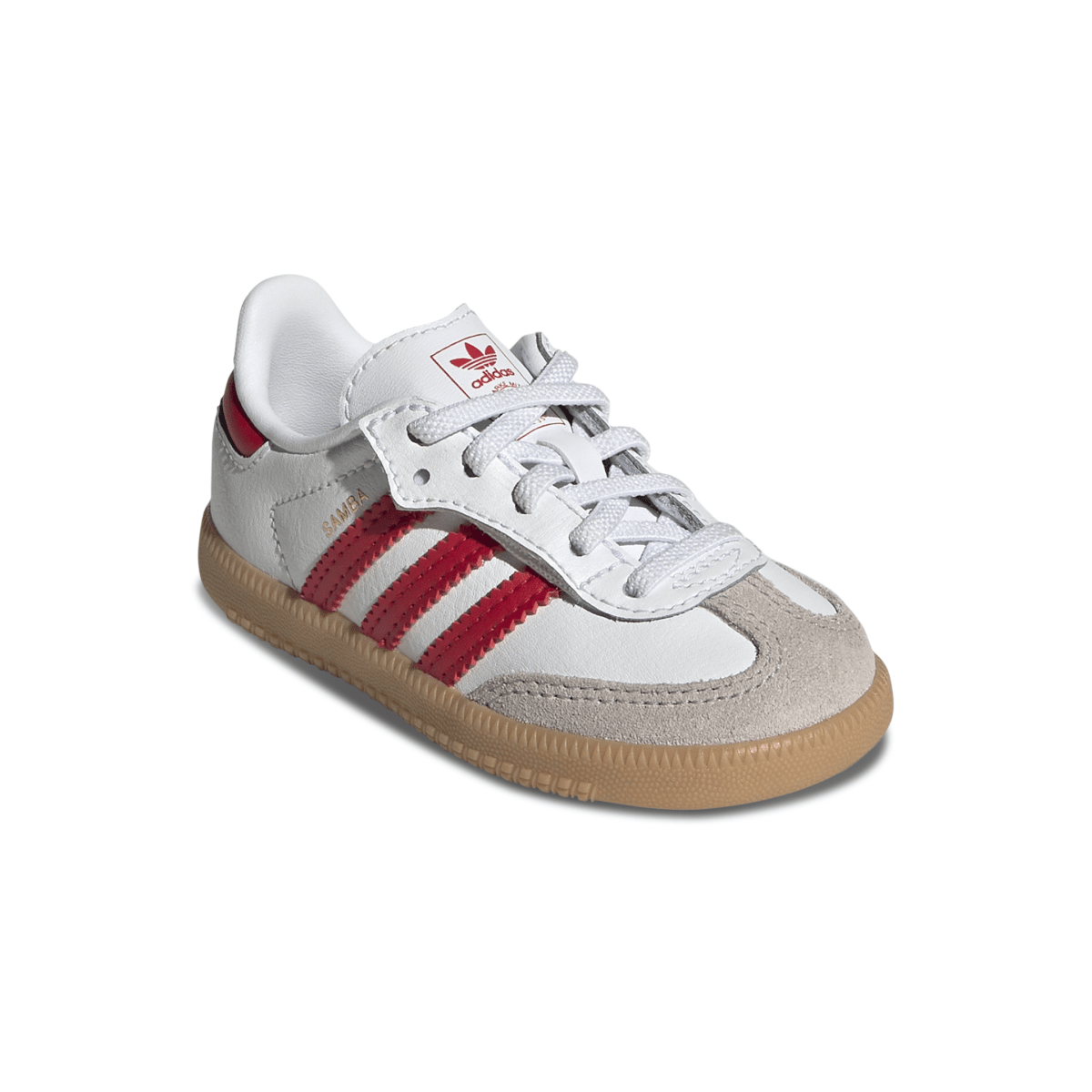 Adidas Toddlers' Samba OG Cloud White/Better Scarlet/Gum - 1096869 - Tip Top Shoes of New York