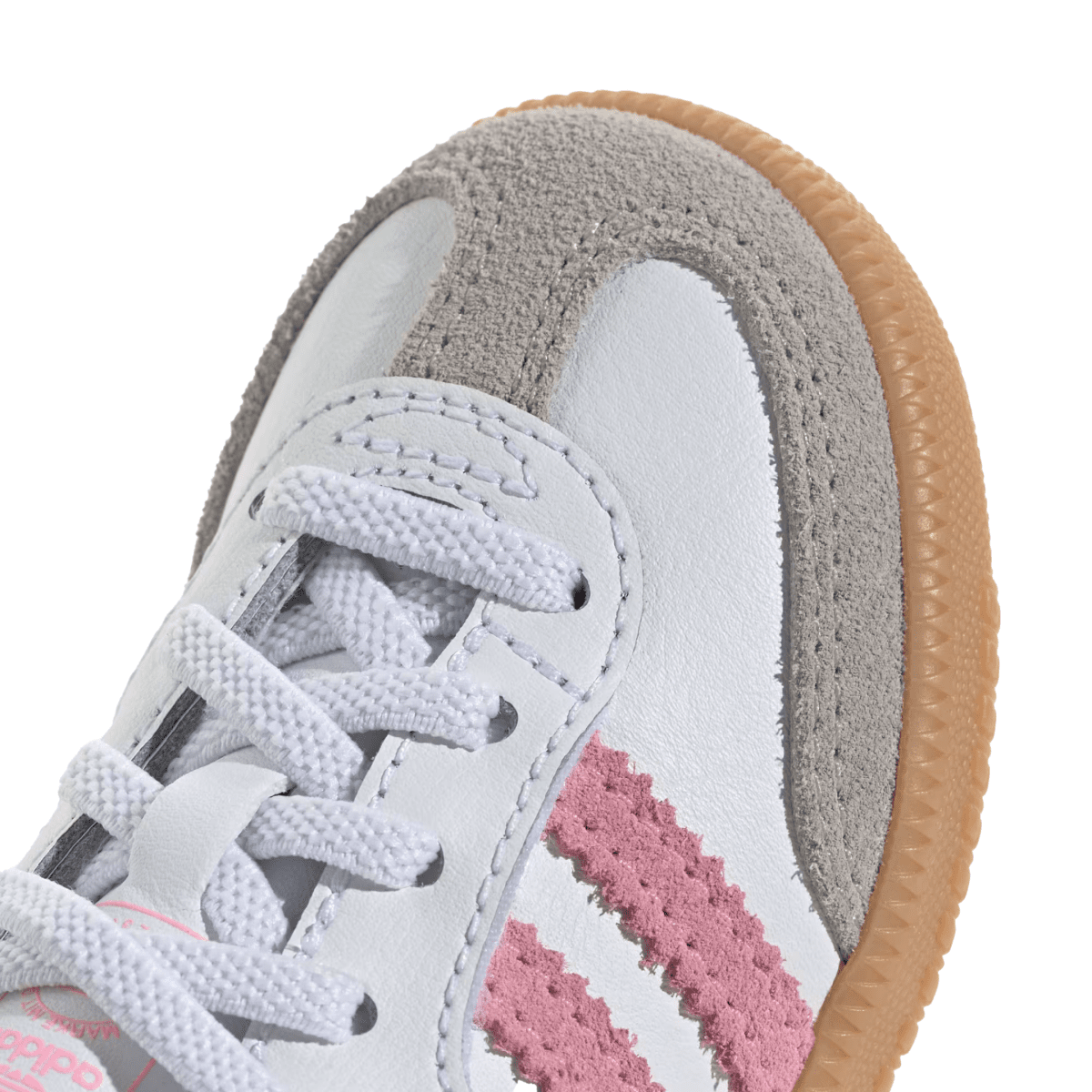 Adidas Toddlers Samba OG Cloud White/Light Pink/Gum - 1102561 - Tip Top Shoes of New York