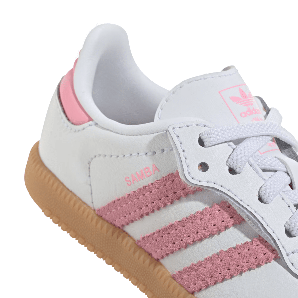 Adidas Toddlers Samba OG Cloud White/Light Pink/Gum - 1102561 - Tip Top Shoes of New York
