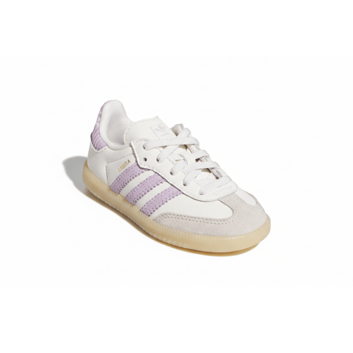 Adidas Toddlers Samba OG Cloud White/Powder Plum/Gum - 1105597 - Tip Top Shoes of New York