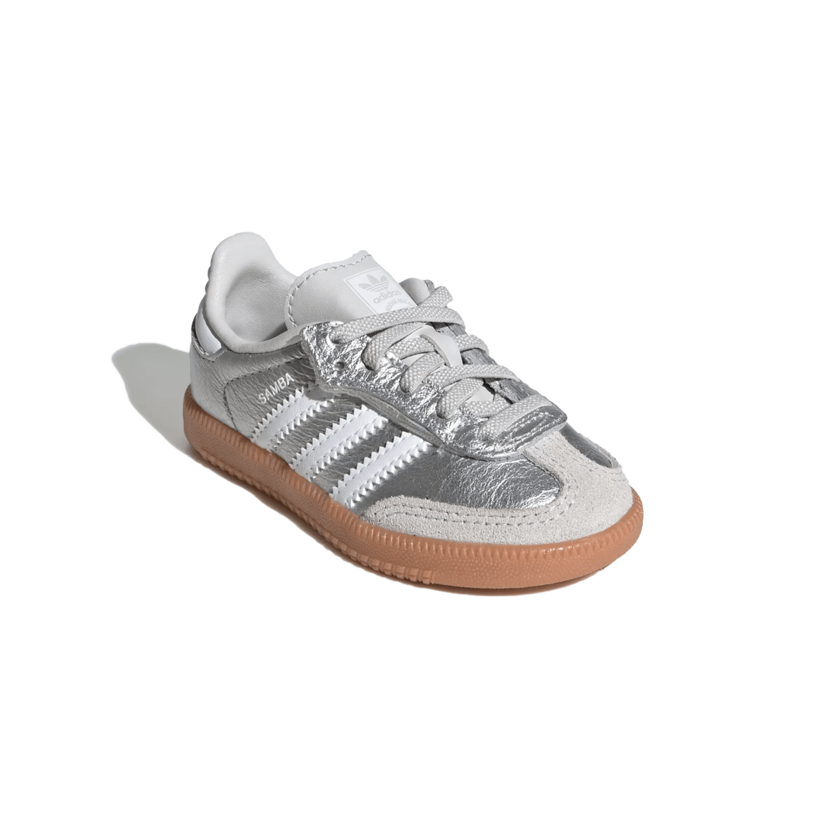 Adidas Toddlers Samba OG Silver Metallic/Cloud White/Gum - 1108445 - Tip Top Shoes of New York