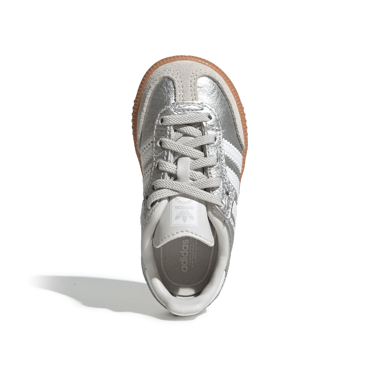 Adidas Toddlers Samba OG Silver Metallic/Cloud White/Gum - 1108445 - Tip Top Shoes of New York