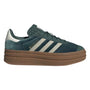 Adidas Women's Gazelle Bold Mineral Green/Putty Grey Velvet - 10050496 - Tip Top Shoes of New York