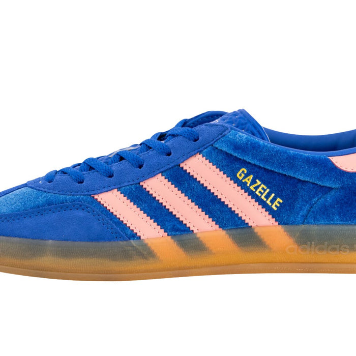 Adidas Women's Gazelle Indoor Blue/Semi Pink Spark/Gum - 10050505 - Tip Top Shoes of New York