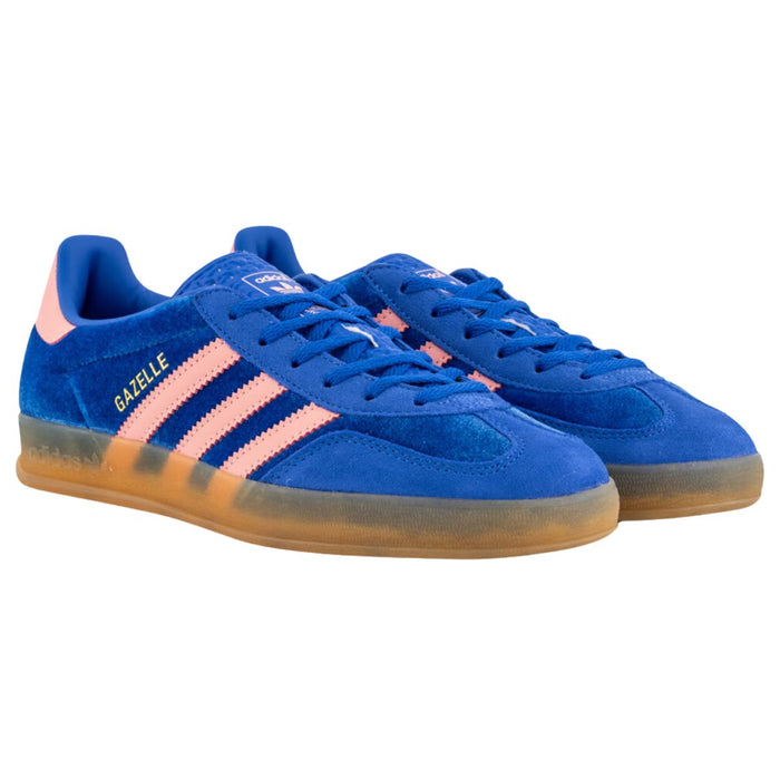 Adidas Women's Gazelle Indoor Blue/Semi Pink Spark/Gum - 10050505 - Tip Top Shoes of New York