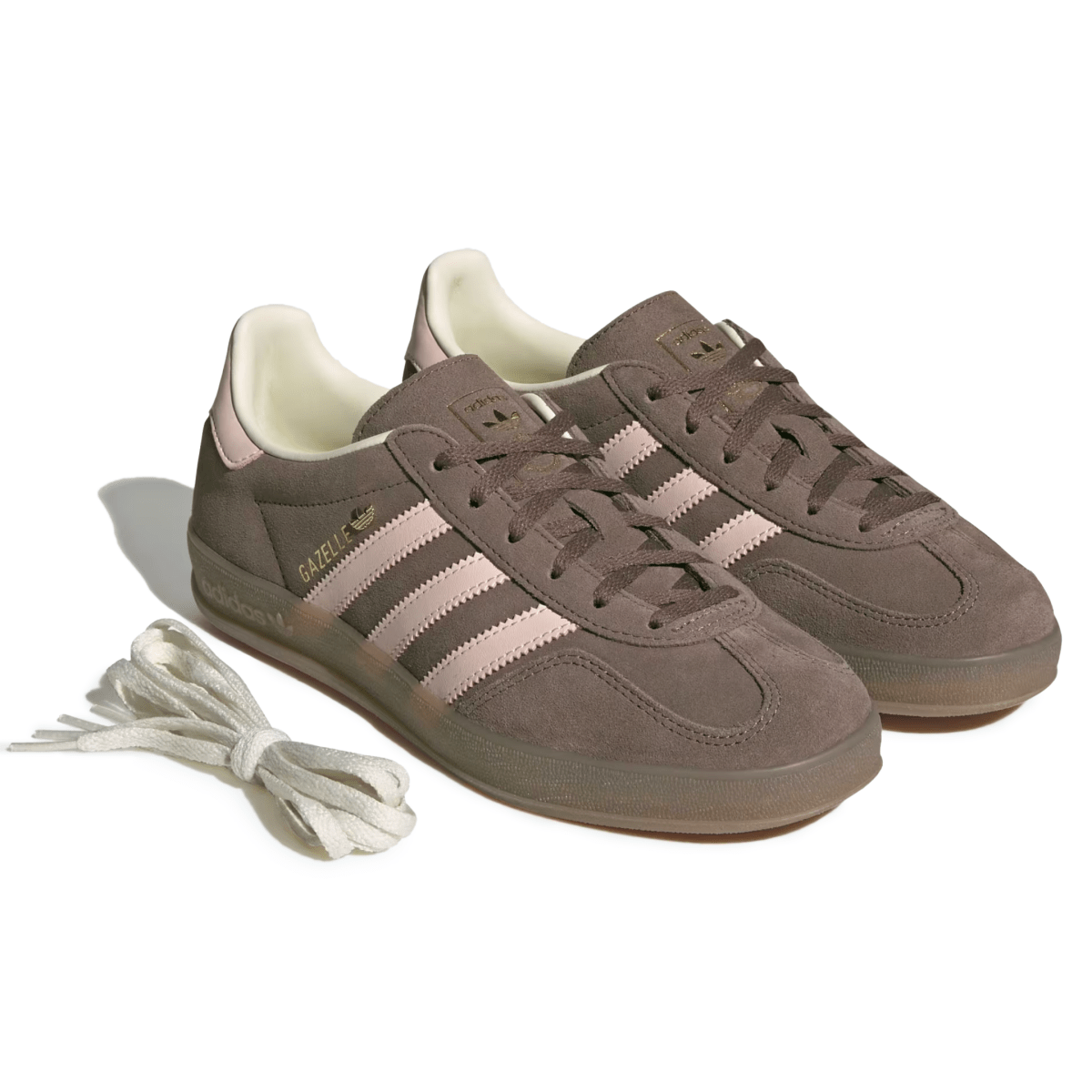 Adidas Women's Gazelle Indoor Earth Strata/Wonder Quartz/Gum - 11032842 - Tip Top Shoes of New York