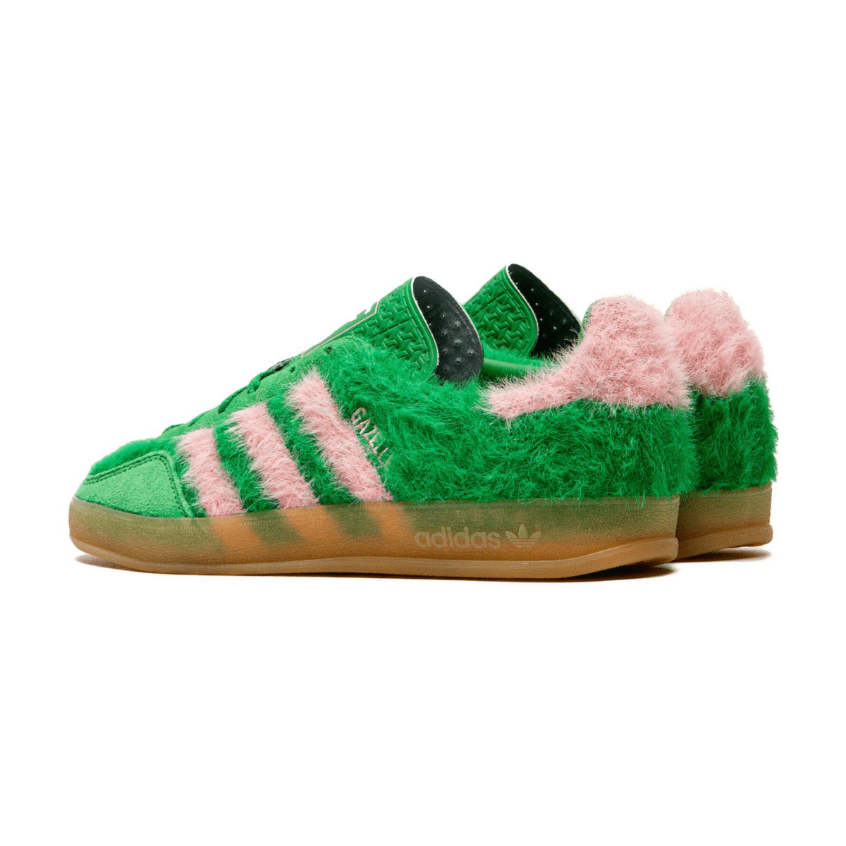 Adidas Women's Gazelle Indoor Green/Glo Pink/Gum 3 - 11005406 - Tip Top Shoes of New York