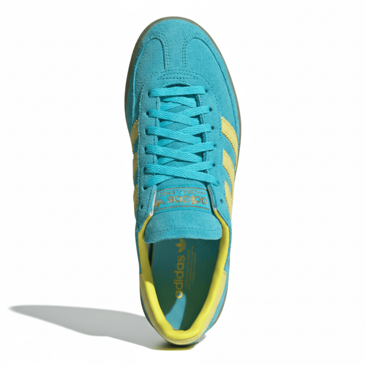 Adidas Women's Handball Spezial Blue Glow/Yellow Tip Top Shoes of New York Adidas Women's Handball Spezial Blue Glow/Yellow Tip Top Shoes of New York