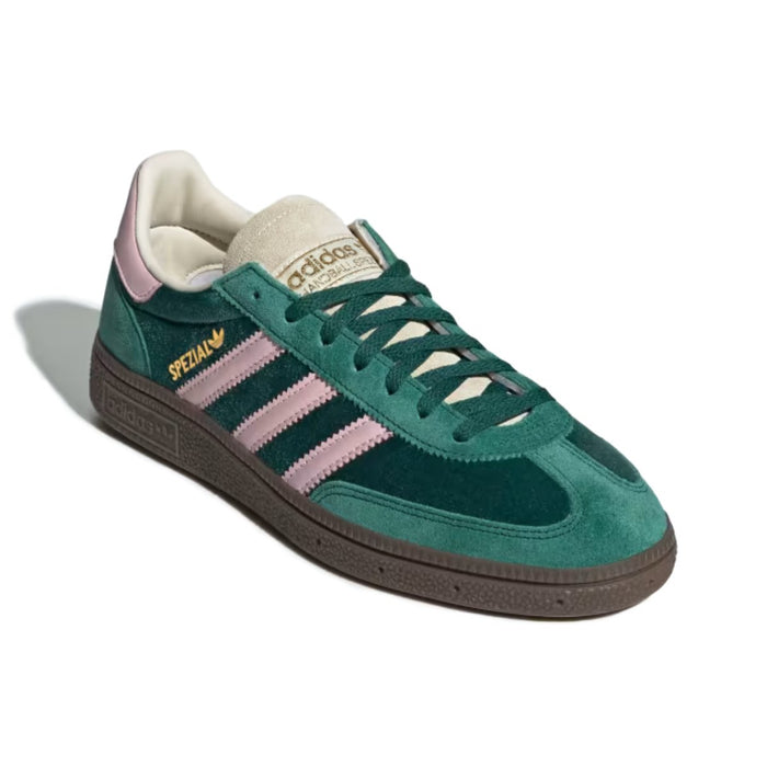 Adidas Women's Handball Spezial Collegiate Green/Clear Pink/Cream White - 10053892 - Tip Top Shoes of New York