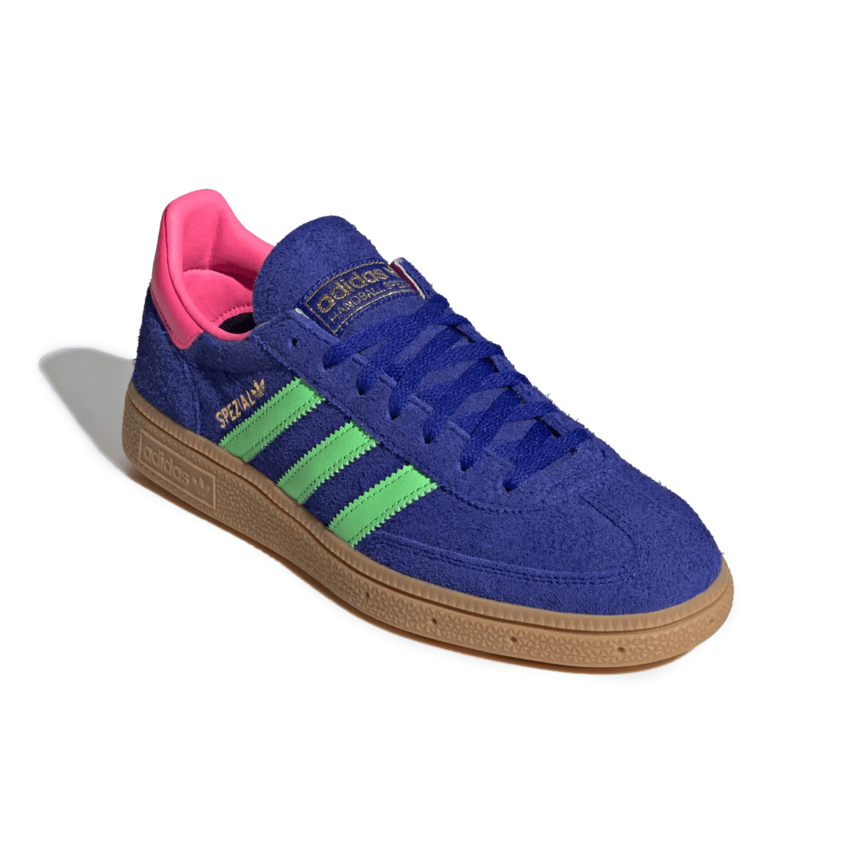 Adidas Women's Handball Spezial Lucid Blue/Lime Burst/Lucid Pink - 11005427 - Tip Top Shoes of New York
