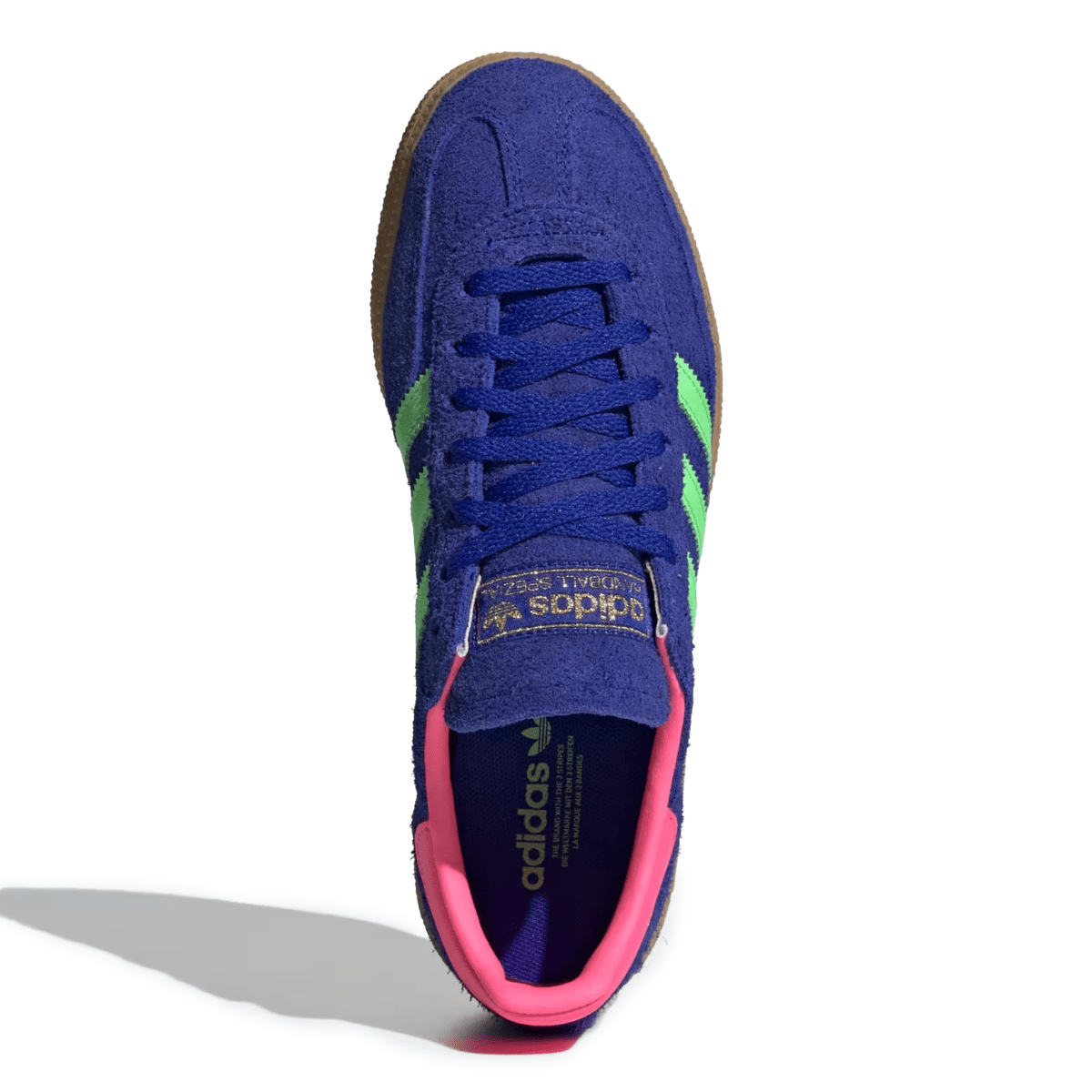 Adidas Women's Handball Spezial Lucid Blue/Lime Burst/Lucid Pink - 11005427 - Tip Top Shoes of New York
